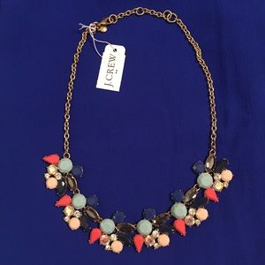 NWT J. Crew Gemstone Statement Necklace